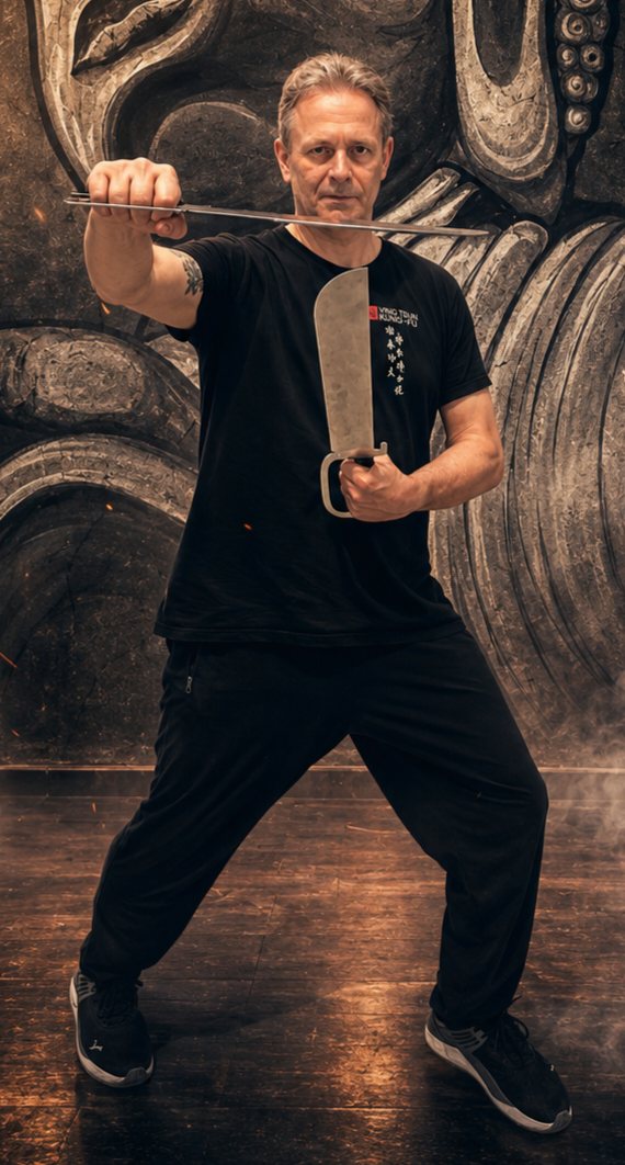 Sifu Michael Große im Training